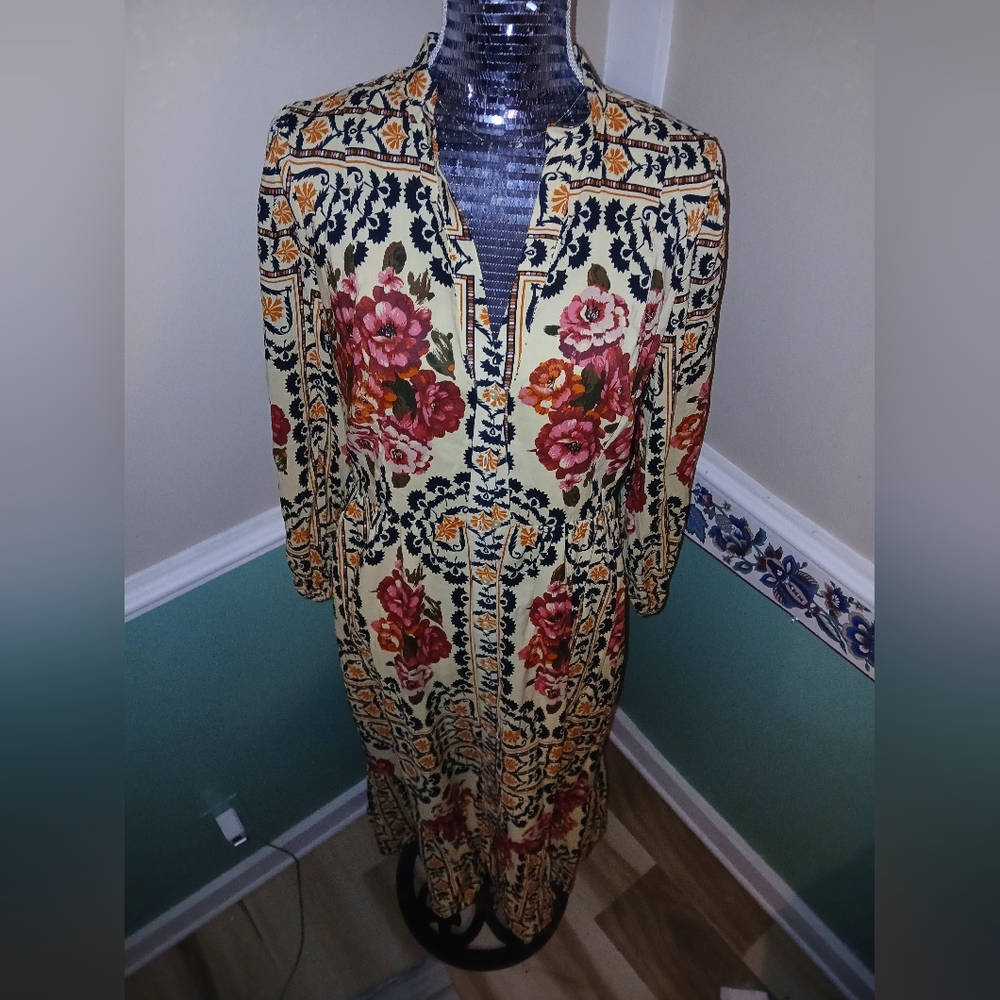 Floral Maxi Dress - Multicolor